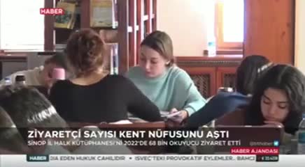 TRT Haber Sinop İl Halk Kütüph